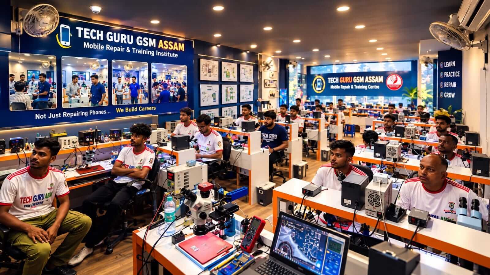TechGuruGSM Assam mobile repairing institute in Guwahati